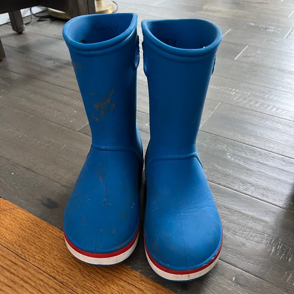 Kids Blue Rain Boots